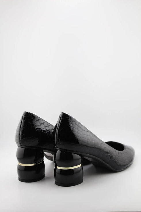 Capelli Rossi Textured Block Heel Pumps